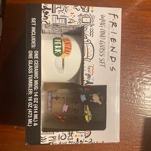 Friends Themed Mug & Glass Set